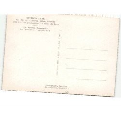 GOURDON: curieux village sarrazin, la taverne provençale vue aérienne 10X15 - très bon état