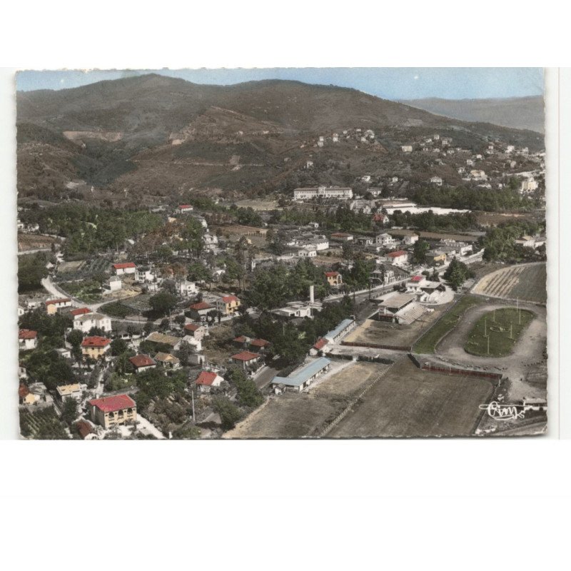 MANDELIEU-les-THERMES: vue panoramique vue aérienne 10X15 - état