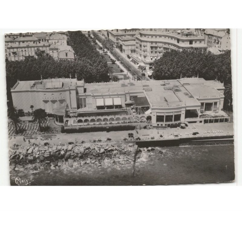 MENTON: casino, la piscine vue aérienne 10X15 - état