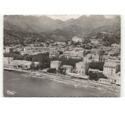 MENTON: les hôtels le casino et la plage vue aérienne 10X15 - état
