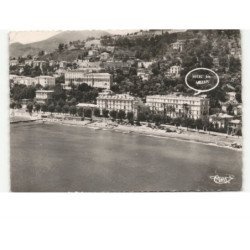 MENTON: la baie de garavan hôtel des anglais vue aérienne 10X15 - état