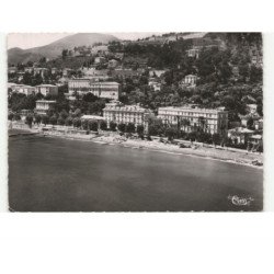 MENTON: la baie de garavan hôtel des anglais vue aérienne 10X15 - très bon état