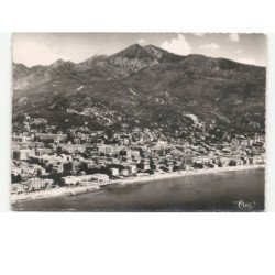 MENTON: le casino et sa plage promenade du midi vue aérienne 10X15 - très bon état