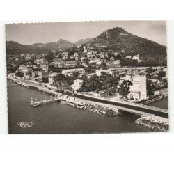 LA NAPOULE: le boulevard du idi, les hôtels, le mont saint-peyré vue aérienne 10X15 - très bon état