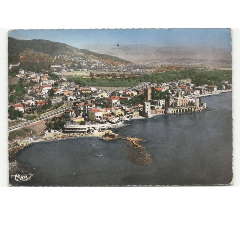 LA NAPOULE: vue générale et la plage vue aérienne 10X15 - très bon état