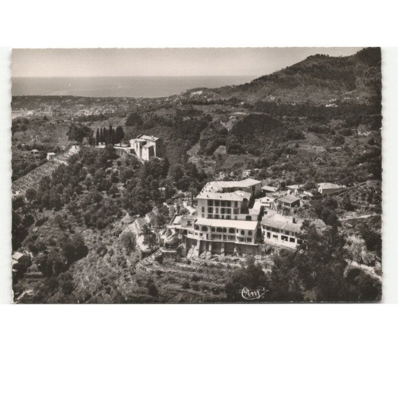 MENTON: monastère de l'annonciade et maison de repos de l'E.D.F. "l'annonciata" vue aérienne 10X15 - très bon état