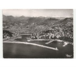 NICE: le port et la ville vue aérienne 10X15 - très bon état
