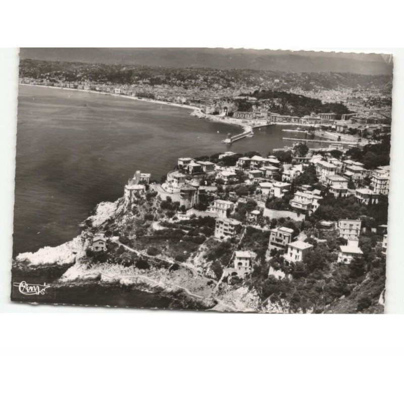 NICE: le port, dans le fond nice vue aérienne 10X15 - très bon état