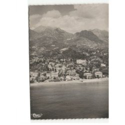 ROQUEBRUNE: CAP-MARTIN: la plage de carnoles, les hôtels vue aérienne 10X15 - très bon état