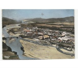 SAINT-AUBAN: vallée de la durance, l'usine peschiney vue aérienne 10X15 - état