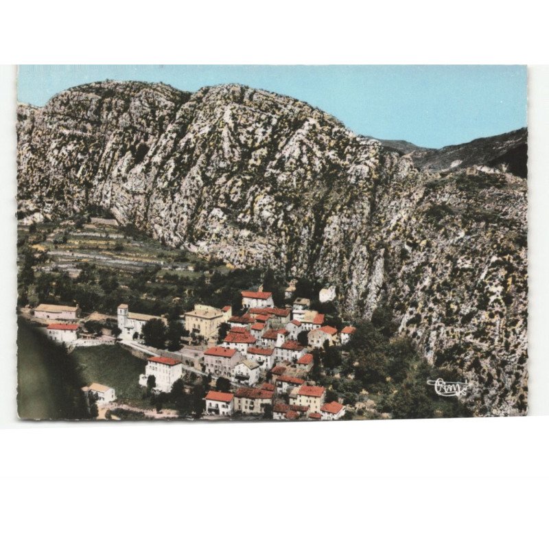 SAINT-AUBAN: vue générale vue aérienne 10X15 - très bon état