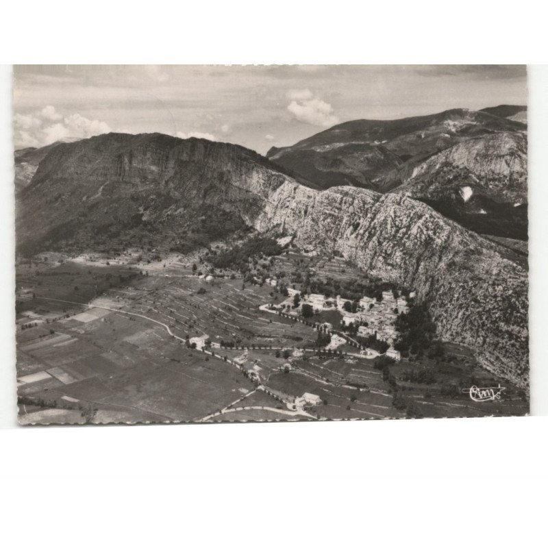 SAINT-AUBAN: vue générale vue aérienne 10X15 - très bon état