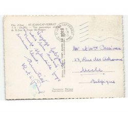 SAINT-JEAN-CAP-FERRAT: pointe sainte-hospice vue aérienne 10X15 - très bon état