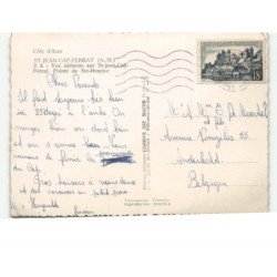 SAINT-JEAN-CAP-FERRAT: pointe de sainte-hospice vue aérienne 10X15 - très bon état