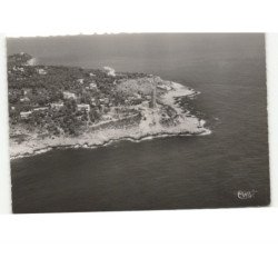 SAINT-JEAN-CAP-FERRAT: la pointe du cap et les villas le grand hôtel vue aérienne 10X15 - très bon état