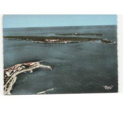 ILE-SAINTE-MARGUERITE: cap de la croisette iles sainte-marguerite et saint-honorat aérienne 10X15 - très bon état