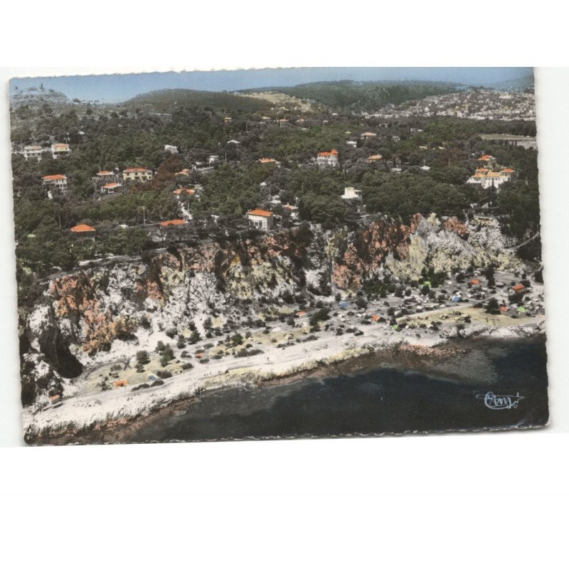 SAINT-JEAN-CAP-FERRAT: le camping solémar vue aérienne 10X15 - très bon état