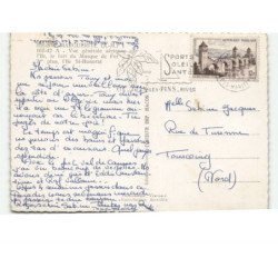 ILE-SAINTE-MARGUERITE: vue générale l'ile le fort du masque de fer 2er plan vue aérienne 10X15 - très bon état
