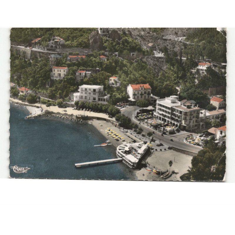 THEOULE SUR MER: vue générale et les hôtels vue aérienne 10X15 - état