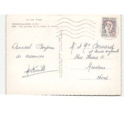 THEOULE-sur-MER: vue générale sur la galère et cannes vue aérienne 10X15 - très bon état