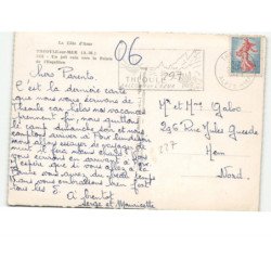 THEOULE-sur-MER: un joli coin vers la pointe de l'esquillon vue aérienne 10X15 - état