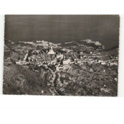 LA TURBIE: dans le fond, la principauté de monaco vue aérienne 10X15 - très bon état