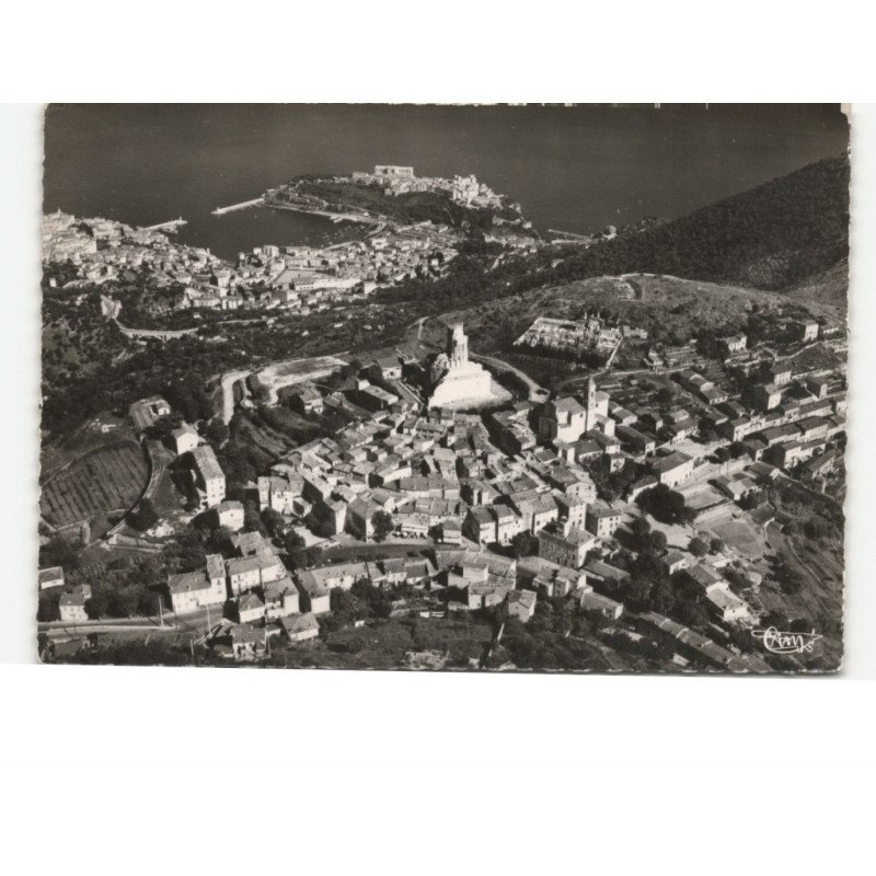 LA TURBIE: vue générale vue aérienne 10X15 - très bon état