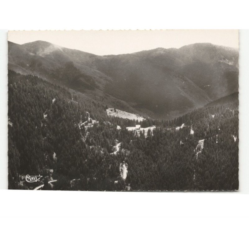 ALPES MARITIME: col de turini, vue panoramique du massif de l'authion vue aérienne 10X15 - très bon état