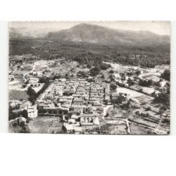 VALBONNE: vue générale au fond gorges du loup et pic des gourmettes vue aérienne 10x15 - très bon état