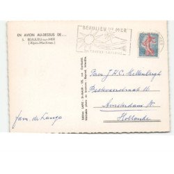 BEAULIEU-sur-MER: vue aérienne 10x15 - très bon état