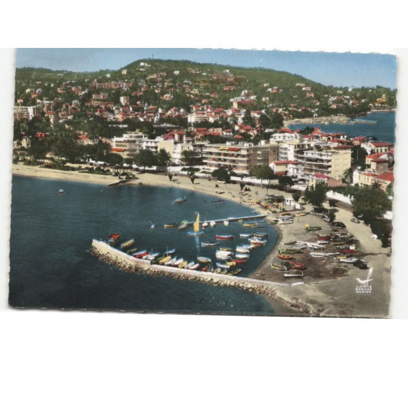 CANNES: port du beach vue aérienne 10x15 - très bon état
