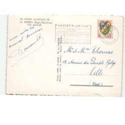 ANTIBES: vue générale vue aérienne 10x15 - très bon état