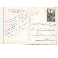 CANNES: palais du festival vue aérienne 10x15 - très bon état