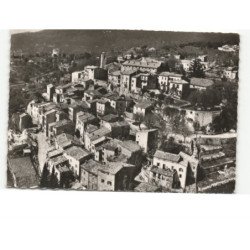 CHATEAUNEUF-de-GRASSE: vue générale vue aérienne 10x15 - très bon état