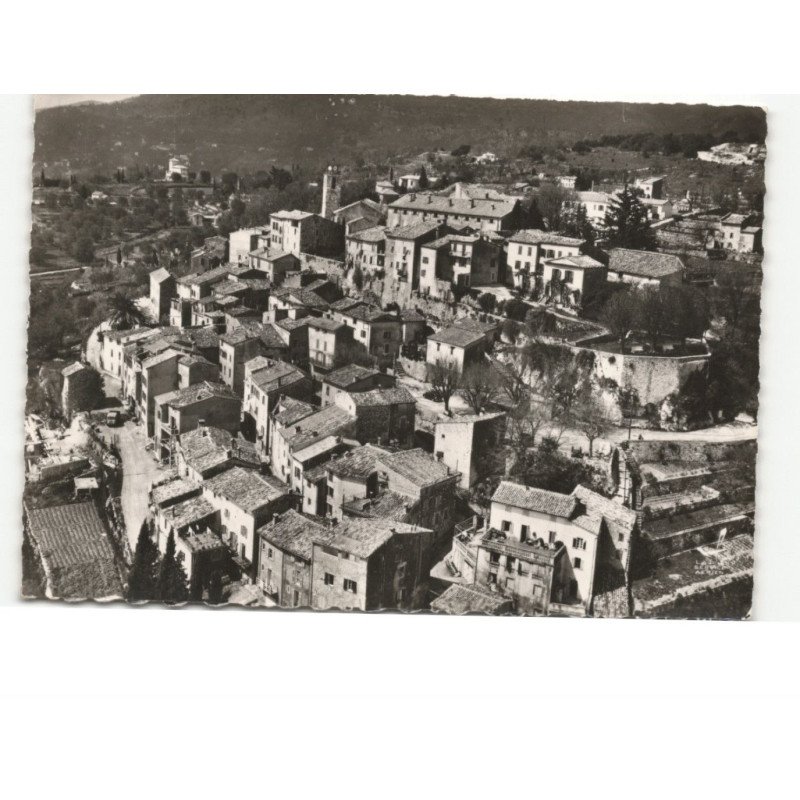 CHATEAUNEUF-de-GRASSE: vue générale vue aérienne 10x15 - très bon état