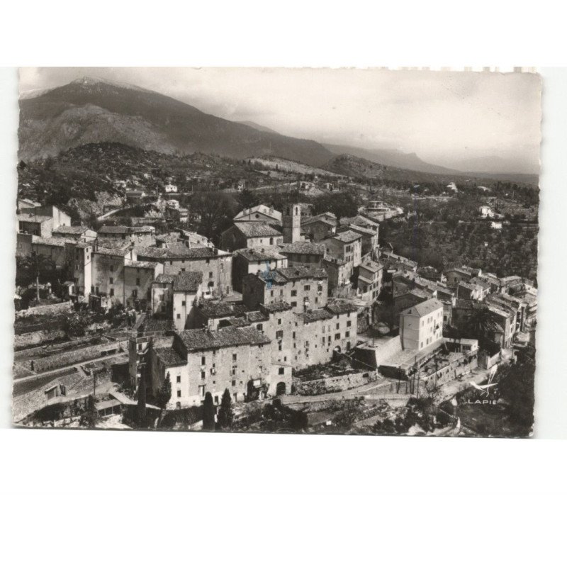 CHATEAUNEUF-de-GRASSE: vue générale vue aérienne 10x15 - très bon état