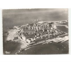 SAINT-MALO: la ville vue aérienne 10X15 - très bon état