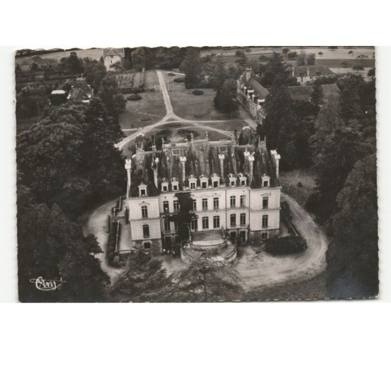 SAINT-SULPICE-des-LANDES: château de la roche-giffard vue aérienne 10X15 - très bon état