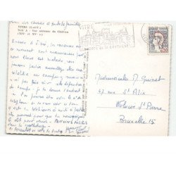 VITRE: château XIVe et XVe vue aérienne 10X15 - très bon état