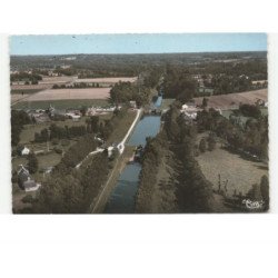 BAZOUGES-sous-HEDE: les écluses vue aérienne 10X15 - très bon état