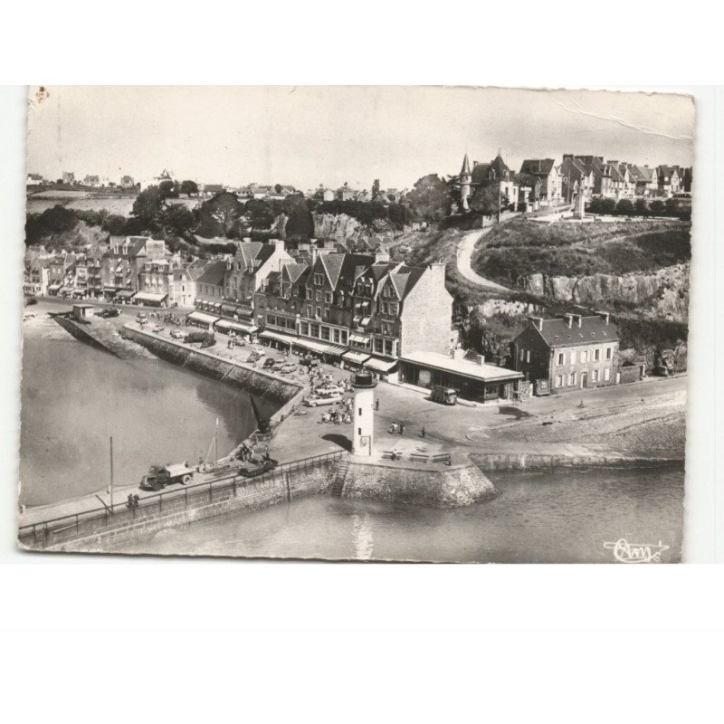 CANCALE: vue des hôtels et du quai vue aérienne 10X15 - état