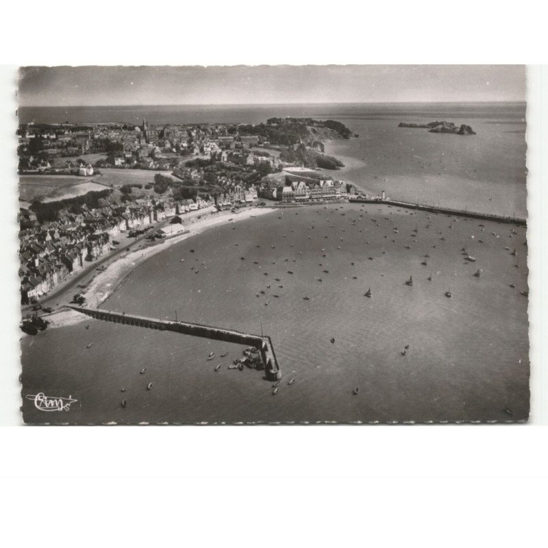CANCALE: le port, vue générale vue aérienne 10X15 - très bon état