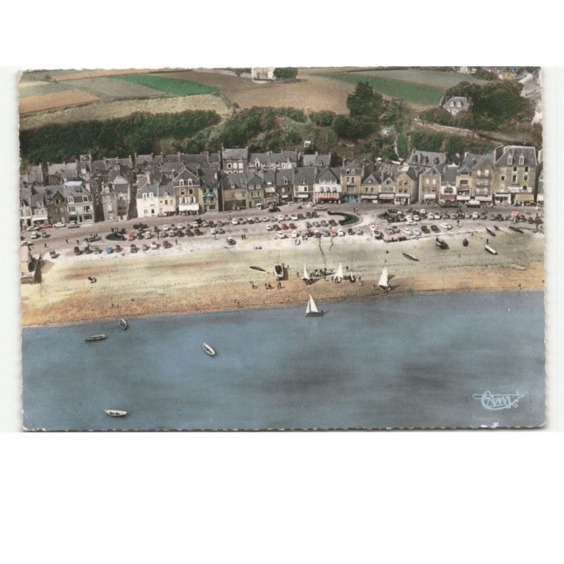 CANCALE: vue du port, quai gambetta vue aérienne 10X15 - état