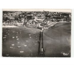 CANCALE: la grande jetée le port et la rue du port vue aérienne 10X15 - très bon état