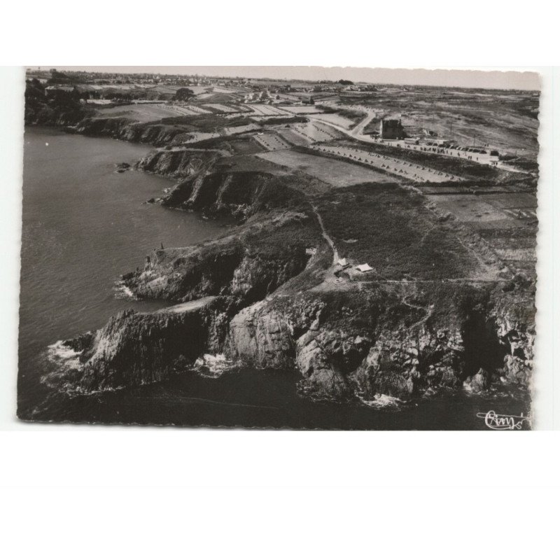 CANCALE - POINTE-du-GROUIN: pointe des arrêts vue aérienne 10X15 - très bon état