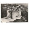 COMBOURG: le château XIIe XIIIe XIVe vue aérienne 10X15 - très bon état