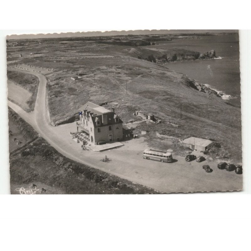 CANCALE - POINTE-du-GROUIN: l'hôtel de la pointe vue aérienne 10X15 - très bon état