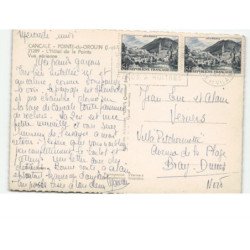 CANCALE - POINTE-du-GROUIN: l'hôtel de la pointe vue aérienne 10X15 - très bon état