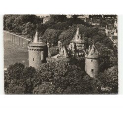 COMBOURG: le château vue aérienne 10X15 - très bon état