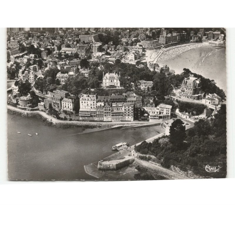 DINARD: les vedettes, la plage vue aérienne 10X15 - très bon état